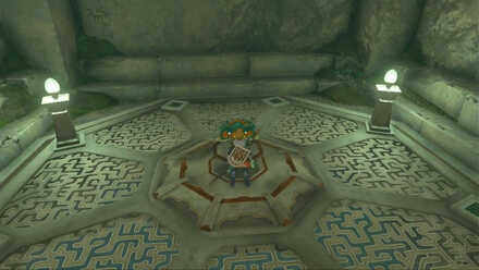 TotK - placing the mask on the altar
