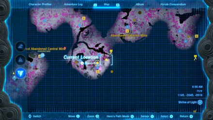 TotK - Right-Leg Depot location