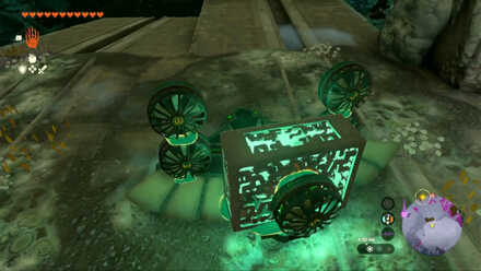 TotK - container attached to fanplane