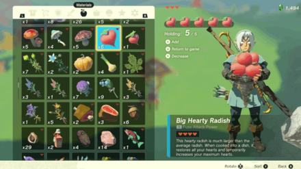 Zelda TotK - How to Duplicate Materials Step 2