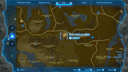 Zelda Tears of the Kingdom TotK - A Call from the Depths Fourth Stone Location.png