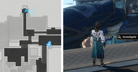 Honkai Star Rail - Hidden Quest Starskiff Location