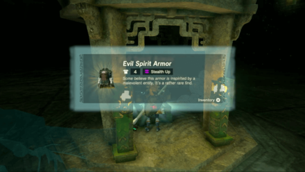 Evil Spirit Armor Location