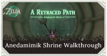 Zelda TotK Anedamimik Shrine Walkthrough, Puzzle Solution, and Guide to Chest Locations A Retraced Path