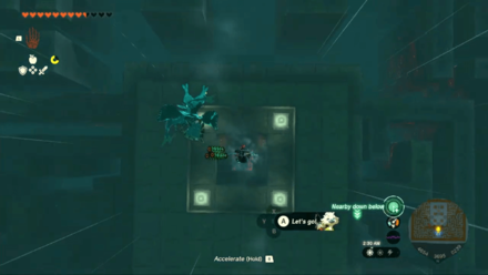 Zelda Tears of the Kingdom TotK Diving Down the Lomei Island Depths Labyrinth