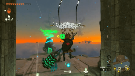 Zelda Tears of the Kingdom TotK - Backstep into Glider