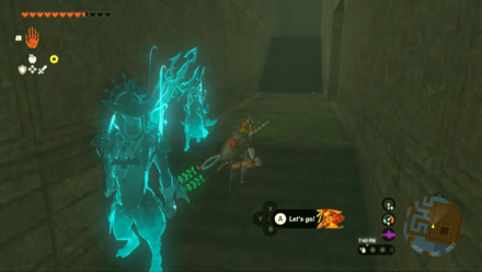 Zelda Tears of the Kingdom TotK Going Up to the Center of the Labyrinth