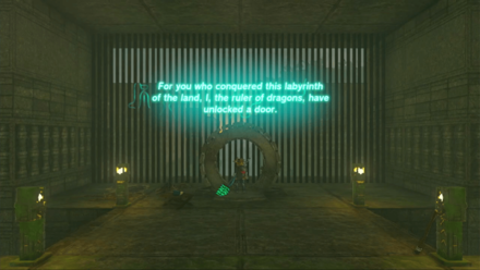 Zelda Tears of the Kingdom TotK Activating the Lomei Labyrinth Island Terminal