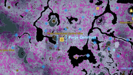 Zelda TotK - Steward Construct Map Location