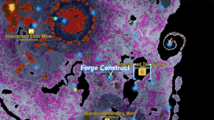 Tears of the Kingdom - Abandoned Tarry Mine Forge Construct