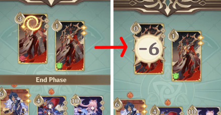 Genshin - Tavern Challenge Fathomless Flames - Deal 6 Piercing Damage