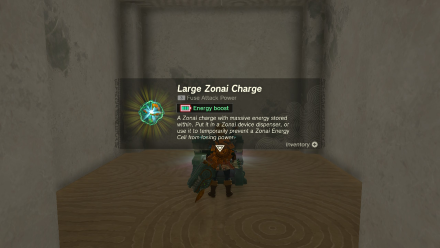 Zelda TotK Rakashog Shrine Large Zonai Charge