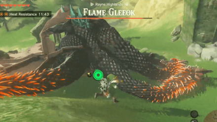 Hit Flame Gleeok with Melee Attacks When Stunned