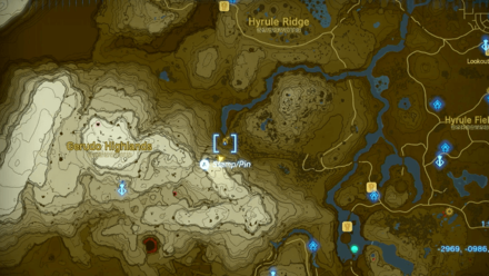 Tamio River Downstream Cave Entrance Map Image