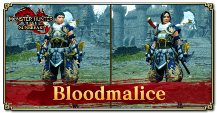 MH Rise Sunbreak - Bloodmalice Layered Armor
