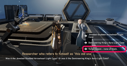 Honkai Star Rail - Be Honest with the Old Researcher