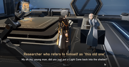 Honkai Star Rail - Meeting the Old Researcher