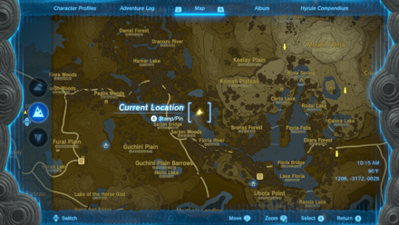 Sarjon Woods Cave Entrance Map Image