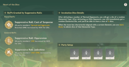 Genshin Impact - Dice Stratagem 1 Details