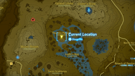 Thundra Plateau Cave Entrance Map Image