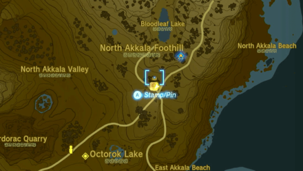 East Akkala Stable Well Entrance Map Image
