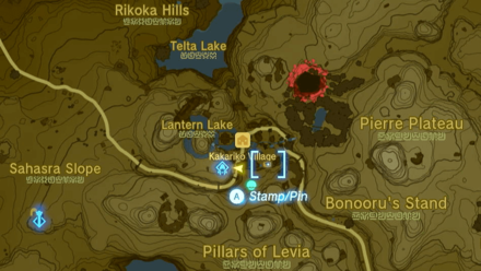 Kakariko Village Well Entrance Map Image