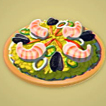 Legend of Zelda TOTK Seafood Paella
