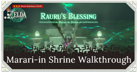 Zelda TotK Marari-in Shrine Quest Location and Puzzle Solution