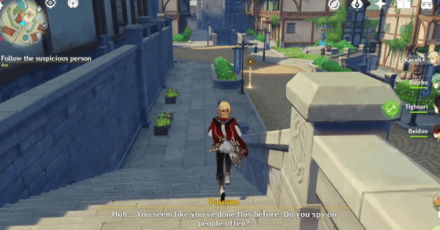 Genshin - Commence! A Suspect Genesis - Follow the Suspicious Person