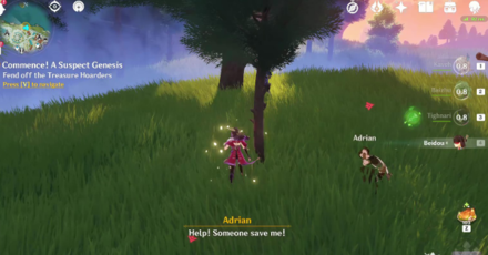 Genshin - Commence! A Suspect Genesis - Defeat the Treasure Hoarders