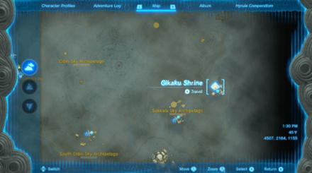 Zelda TOTK - Gikaku Shrine