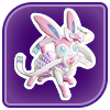 Pokemon UNITE - Sylveon Checkered Style Sticker