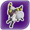 Pokemon UNITE - Umbreon Checkered Style Sticker.png
