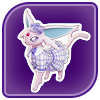 Pokemon UNITE - Espeon Checkered Style Sticker.png