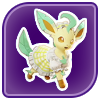 Pokemon UNITE - Leafeon Checkered Style Sticker.png