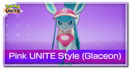 Pokemon UNITE - Pink UNITE Style Glaceon Banner