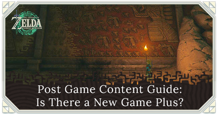 Zelda Tears of the Kingdom TotK - Post Game Content Guide Is There a New Game Plus