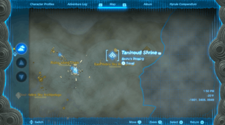 Zelda TOTK - Taninoud Shrine