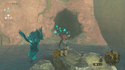 Corta Lake Cave Entrance Overworld Image