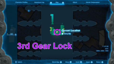 TOTK - Wind Temple 3rd Gear Lock B2