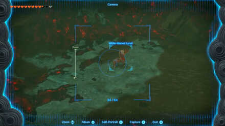 Zelda Tears of the Kingdom TotK - gloom-covered White-Maned Lynel