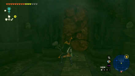 Zelda Tears of the Kingdom TotK - passageway blocked by rocks