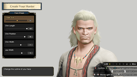 MH Rise - Face Shape Customization