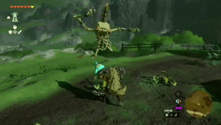 Zelda Tears of the Kingdom TotK Fighting Stalkoblins