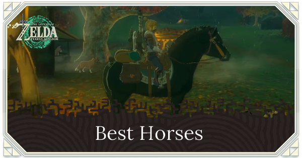 Zelda TOTK Best Horses