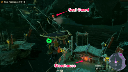 Tears of the Kingdom - Headlight Raft Overworld Location