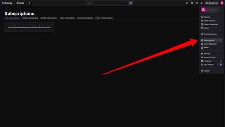 Twitch Subscriptions