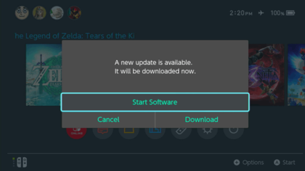 Zelda TotK - Do Not Press Download When Starting the Game