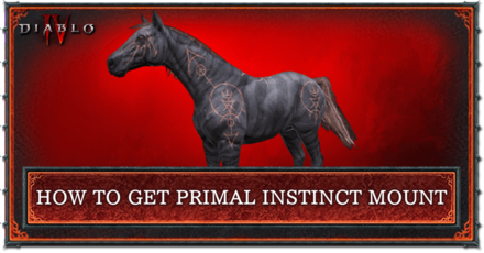 Diablo 4 - Primal Instinct Mount Banner