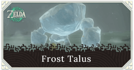 Zelda: Tears of the Kingdom (TotK) - Frost Talus